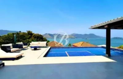 Casa em condomínio fechado com 5 quartos à venda na itapirapuá, 20, pontal (cunhambebe), angra dos reis por r$ 5.950.000