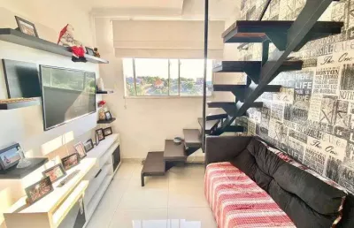 Cobertura com 2 quartos à venda na rua deputado hugo mardini, 1212, passo das pedras, porto alegre, 120 m2 por r$ 399.000