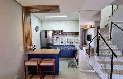 Sobrado à venda, 130 m² por r$ 680.000,00 - campestre - santo andré/sp