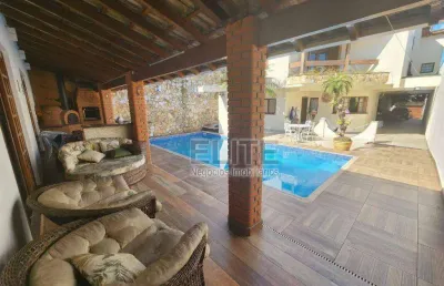 Sobrado alto padrão piscina e aquecimento solar - 4 suítes à venda, 495m² campestre - santo andré/sp