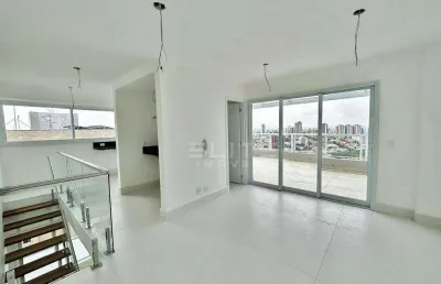 Cobertura à venda, 124 m² por r$ 1.170.000,00 - jardim - santo andré/sp