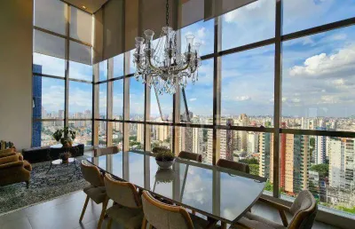 Cobertura com 4 dormitórios à venda, 350 m² por r$ 5.400.000,00 - jardim - santo andré/sp