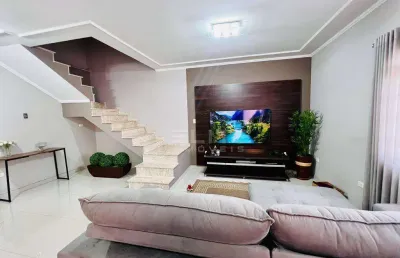 Sobrado à venda, 221 m² por r$ 900.000,00 - vila homero thon - santo andré/sp