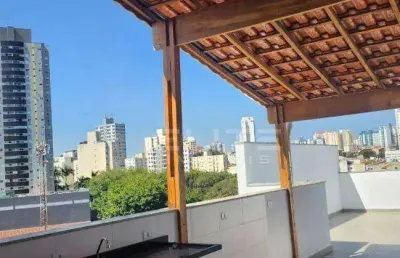 Cobertura com 3 dormitórios à venda, 136 m² por r$ 695.000,00 - vila valparaíso - santo andré/sp