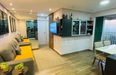 Apartamento à venda, 70 m² por r$ 644.000,00 - vila valparaíso - santo andré/sp