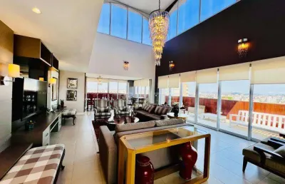 Cobertura à venda, 552 m² por r$ 9.490.000,00 - jardim - santo andré/sp