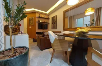 Cobertura com 3 dormitórios à venda, 90 m² por r$ 670.000,00 - campestre - santo andré/sp