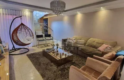 Sobrado com 4 dormitórios para alugar, 225 m² por r$ 9.094,05/mês - vila são pedro - santo andré/sp