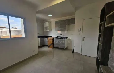 Apartamento com 2 dormitórios para alugar, 45 m² por r$ 2.358,46/mês - vila são pedro - santo andré/sp