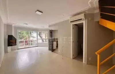 Apartamento duplex com 1 dormitório à venda, 104 m² por r$ 850.000,00 - jardim - santo andré/sp