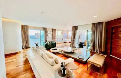 Apartamento à venda, 408 m² por r$ 6.300.000,00 - jardim - santo andré/sp
