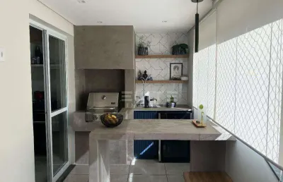 Apartamento com 3 dormitórios à venda, 110 m² por r$ 745.000,00 - vila valparaíso - santo andré/sp