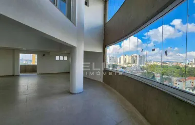 Apartamento duplex com 4 dormitórios para alugar, 316 m² por r$ 12.440,71/mês - vila assunção - santo andré/sp
