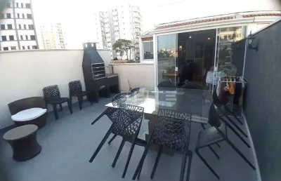 Cobertura com 2 dormitórios à venda, 106 m² por r$ 795.000,00 - vila gilda - santo andré/sp