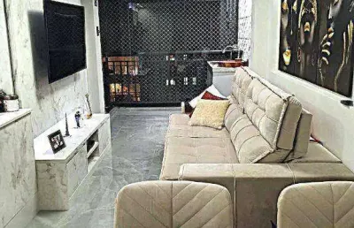 Apartamento com 3 dormitórios à venda, 74 m² por r$ 797.000,00 - jardim - santo andré/sp