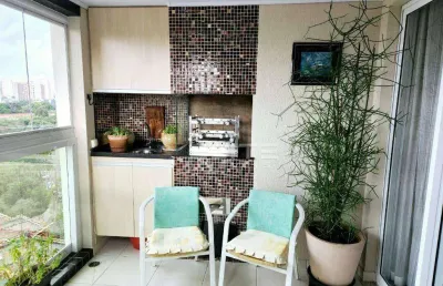 Apartamento a venda bairro jardim com sacada gourmet