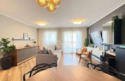 Apartamento com 2 dormitórios à venda, 91 m² por r$ 850.000,00 - vila valparaíso - santo andré/sp