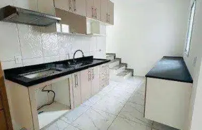 Cobertura com 2 dormitórios para alugar, 96 m² por r$ 2.817/mês - vila scarpelli - santo andré/sp