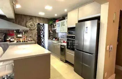 Apartamento com 2 dormitórios para alugar, 127 m² por r$ 8.453,48/mês - vila gilda - santo andré/sp
