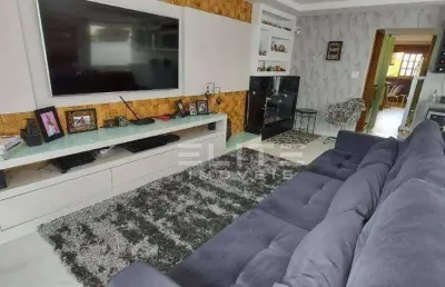 Sobrado em condomínio fechado com 5 dormitórios para alugar, 400 m² por r$ 16.600/mês - campestre - santo andré/sp
