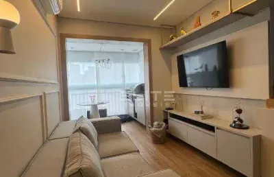 Apartamento com 2 dormitórios 1 suíte à venda, 63 m² por r$ 980.000 - centro - santo andré/sp