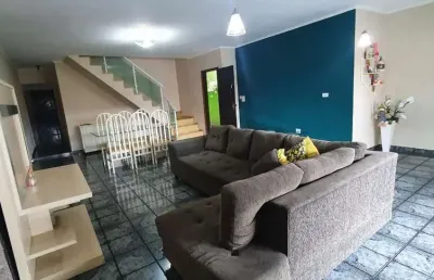 Sobrado com 3 dormitórios à venda, 315 m² por r$ 699.000,00 - jardim las vegas - santo andré/sp
