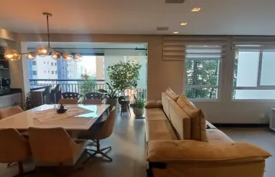 Apartamento mobiliado com 3 dormitórios à venda, 121 m² por r$ 1.700.000 - jardim - santo andré/sp