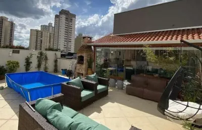 Cobertura com 3 dormitórios à venda, 150 m² por r$ 680.000,00 - vila valparaíso - santo andré/sp