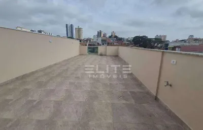 Cobertura com 2 dormitórios à venda, 106 m² por r$ 450.000,00 - vila alzira - santo andré/sp