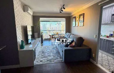 Apartamento com 3 dormitórios à venda, 88 m²  - jardim - santo andré/sp