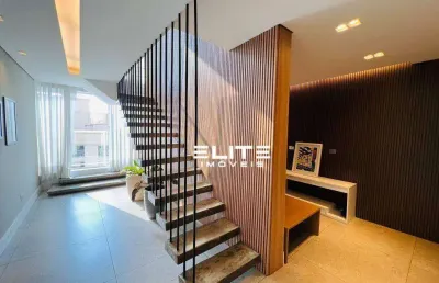 Cobertura com 2 dormitórios para alugar, 151 m² por r$ 9.264,59/mês - campestre - santo andré/sp