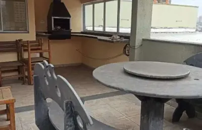 Cobertura com 4 dormitórios à venda, 240 m² por r$ 849.000,00 - jardim - santo andré/sp