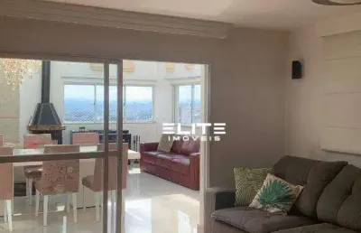 Cobertura com 3 dormitórios para alugar, 229 m² por r$ 15.155,95/mês - jardim - santo andré/sp