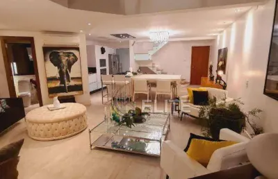 Apartamento duplex com 2 dormitórios à venda, 169 m² por r$ 1.890.000,00 - jardim - santo andré/sp