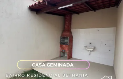 Casa geminada bairro residencial bethânia! (santana do paraiso- mg)