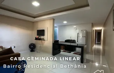 Casa geminada  linear  residencial bethânia!  (santana do paraíso)
