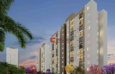 Apartamento com 2 dormitórios à venda, 41 m² por r$ 253.520,00 - capotuna - jaguariúna/sp