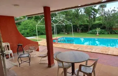 Chácara com 5 dormitórios à venda, 3280 m² por r$ 1.100.000 - bananal - campinas/sp