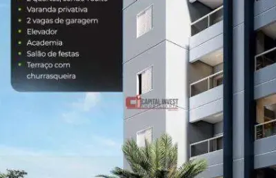 Lindo apartamento novo - 2 dorms (sendo uma suíte)  -73 m² com elevador e varanda gourmet.