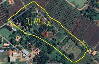 Terreno à venda, 21000 m² por r$ 1.000.000,00 - guedes - jaguariúna/sp