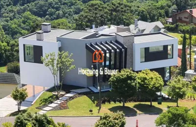 Casa de altíssimo padrão à venda no condomínio alphaville - gramado/rs, centro