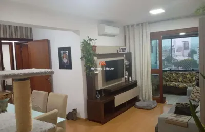 Apartamento semimobiliado à venda em novo hamburgo no bairro boa vista - edifício prates galvão