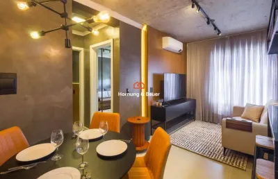 Apartamento mobiliado à venda no centro de novo hamburgo - residencial monreale