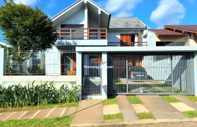 Belíssima casa mobiliada à venda no bairro bela vista – estância velha.