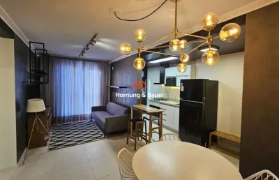 Apartamento totalmente mobiliado à venda em novo hamburgo no residencial montclair - bairro rondônia