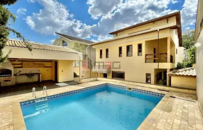 Cond são paulo ii - sobrado 3 dorms / 1 ste. piscina, churrasqueira, lareira