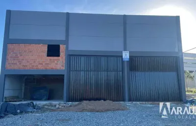 Galpão para alugar, 750 m² por r$ 24.000,00/mês - machados - navegantes/sc