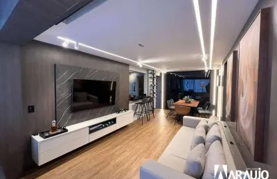 Apartamento mobiliado para locação com decoração contemporânea no centro de itajaí