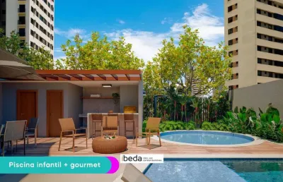 Ibeda - mood parque das dunas  apto capim macio. sala, 2 quartos + home 70m2, 1v