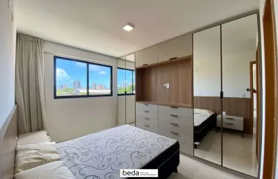 Apartamento à vendas no edifício galiza, 2q, 1 suíte, 54m², lagoa nova, natal rn